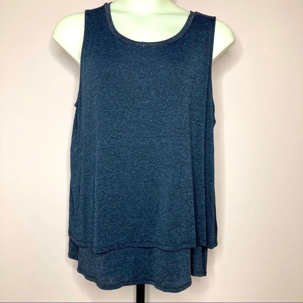 Apt.9 Plus Size Layered Sheer Back Top SZ: 0X